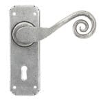 Pewter Monkeytail Lever Lock Set | 33615