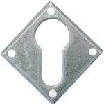 Pewter Diamond Euro Escutcheon | 33622