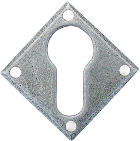 Pewter Diamond Euro Escutcheon | 33622