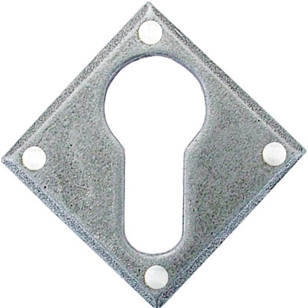 Pewter Diamond Euro Escutcheon | 33622