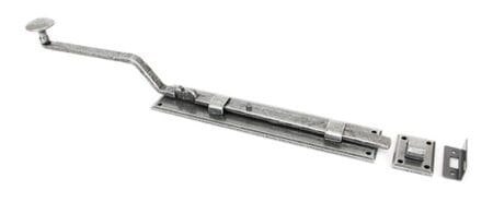 Pewter 10" French Door Bolt | 33624