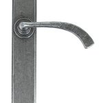 Pewter Gothic Curved Sprung Lever Latch Set | 33635