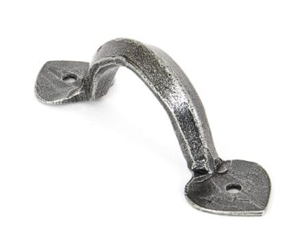 Pewter 4" Gothic D Handle | 33640