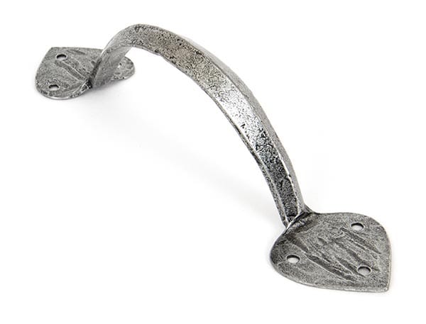 Pewter 8" Gothic D Handle | 33642