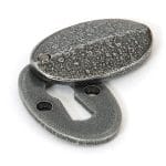 Pewter Oval Escutcheon & Cover | 33664