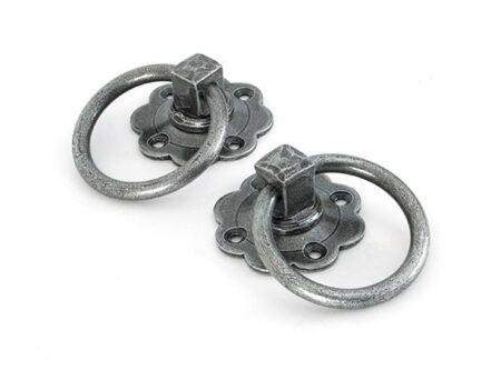 From the Anvil Ring Turn Handle Set - Pewter Patina