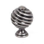Pewter Twist Cabinet Knob | 33691