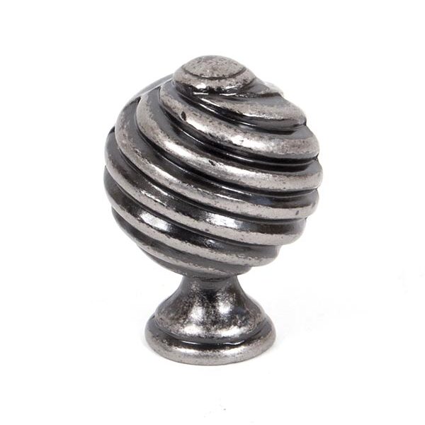 Pewter Twist Cabinet Knob | 33691