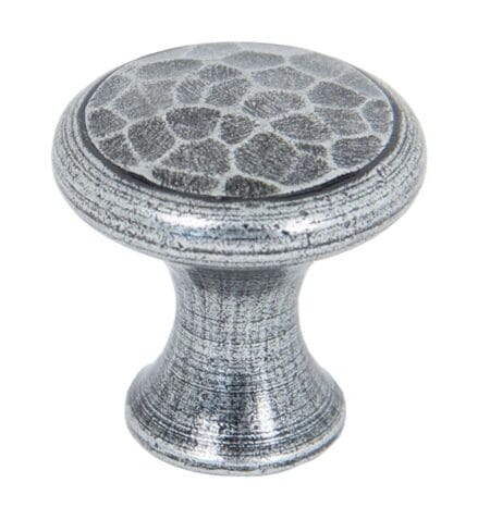 Pewter Hammered Cabinet Knob - Small | 33705