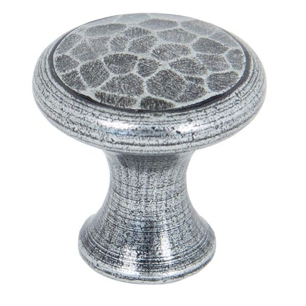 Pewter Hammered Cabinet Knob - Small | 33705