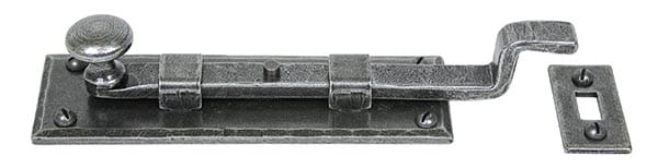 Pewter 6" Cranked Knob Bolt | 33724