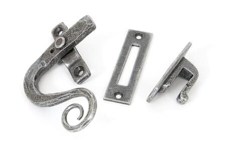 Pewter Locking Monkeytail Fastener - LH | 33725