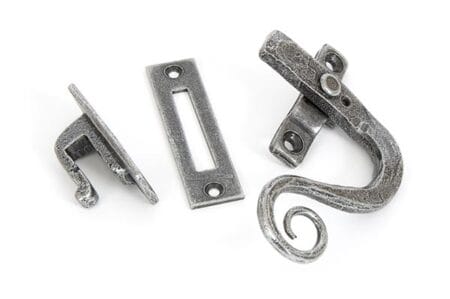 Pewter Locking Monkeytail Fastener - RH | 33726