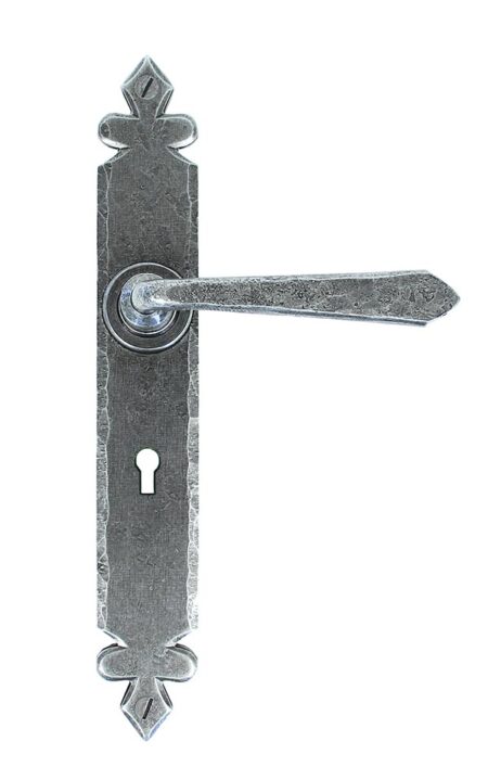 Pewter Cromwell Lever Lock Set | 33730