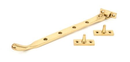 Polished Brass 10" Peardrop Stay | 33750