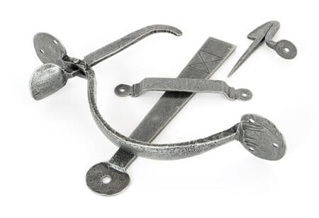 Pewter Heavy Bean Thumblatch | 33763
