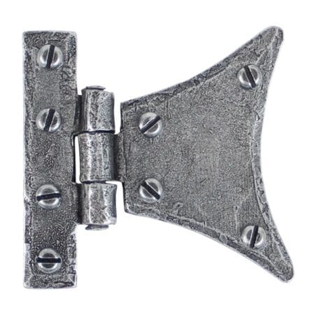 Pewter 2" Half Butterfly Hinge (pair) | 33782