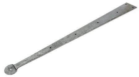From the Anvil Penny End Hinge Front (pair) - Pewter Patina