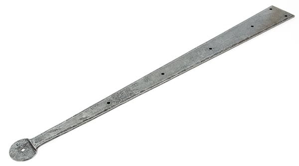 Pewter 24" Penny End Hinge Front (pair) | 33787