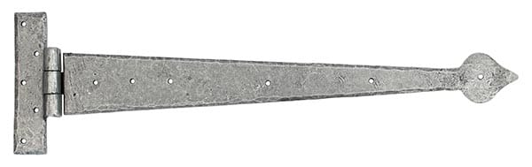 Pewter 22" Arrow Head T Hinge (pair) | 33792
