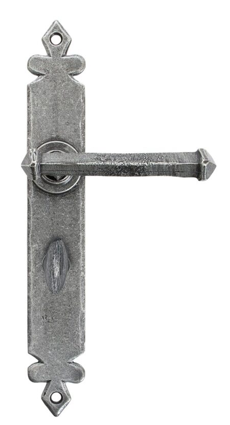 Pewter Tudor Lever Bathroom Set | 33802