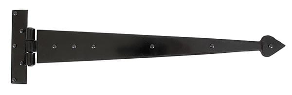 Black 22" Arrow Head T Hinge (pair) | 33808