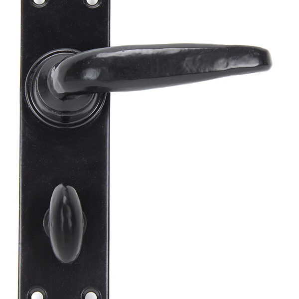 Black Smooth Lever Bathroom Set | 33822