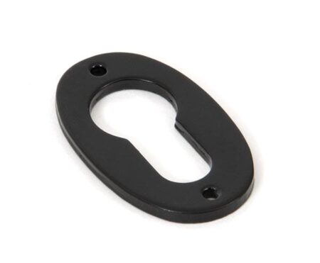 From the Anvil Oval Euro Escutcheon - Black