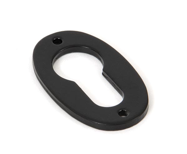 Black Oval Euro Escutcheon | 33830