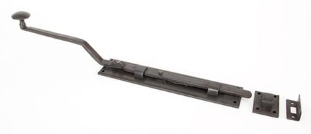 From the Anvil French Door Bolt - Beeswax - 10"