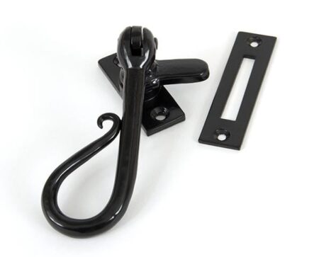 From the Anvil Shepherds Crook Fastener - Black