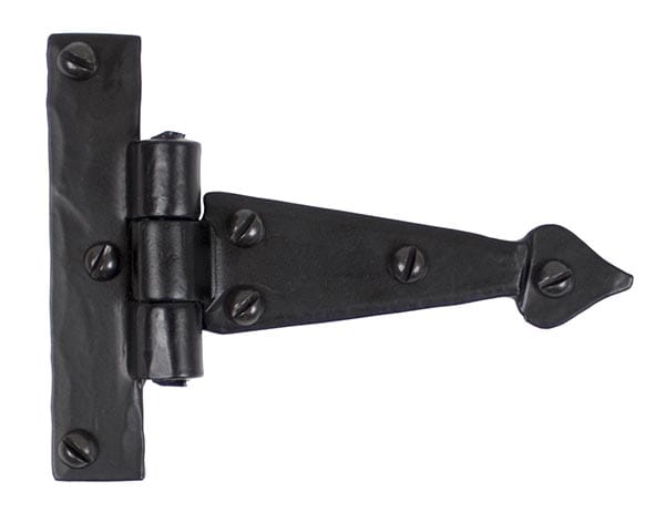 Black 4" Arrow Head T Hinge (pair) | 33971