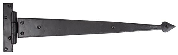 Black 18" Arrow Head T Hinge (pair) | 33974