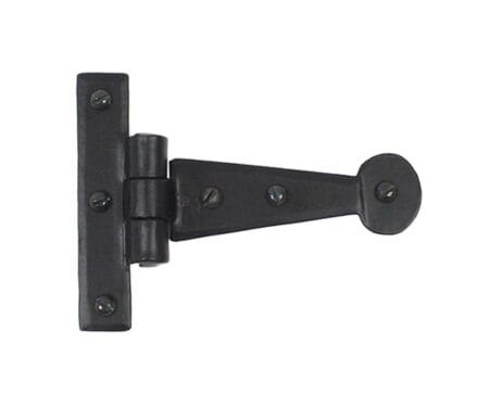 Black 4" Penny End T Hinge (pair) | 33986