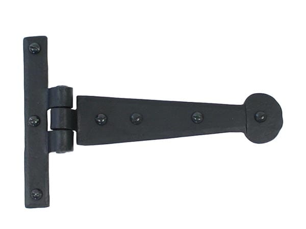 Black 6" Penny End T Hinge (pair) | 33987