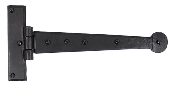 Black 9" Penny End T Hinge (pair) | 33988