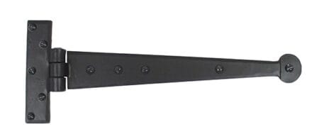 Black 12" Penny End T Hinge (pair) | 33989