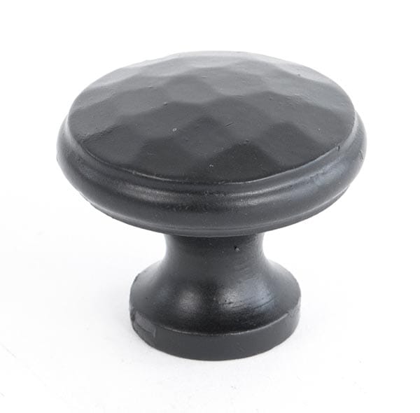 Black Hammered Cabinet Knob - Medium | 33992