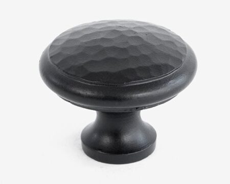 From the Anvil Hammered Cabinet Knob - Black