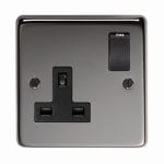 BN Single 13 Amp Switched Socket | 34223