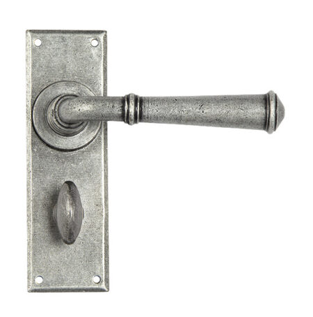 Pewter Regency Lever Bathroom Set | 45127