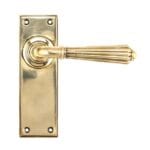 Aged Brass Hinton Lever Latch Set | 45311