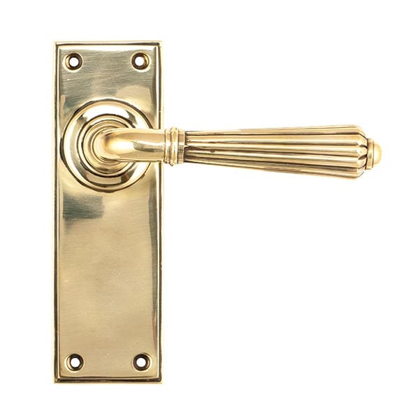 Aged Brass Hinton Lever Latch Set | 45311