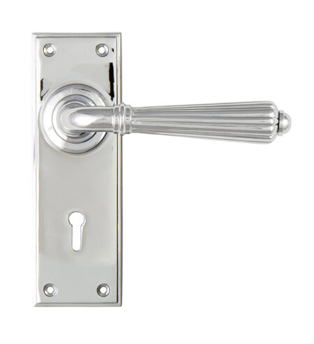 Polished Chrome Hinton Lever Lock Set | 45316
