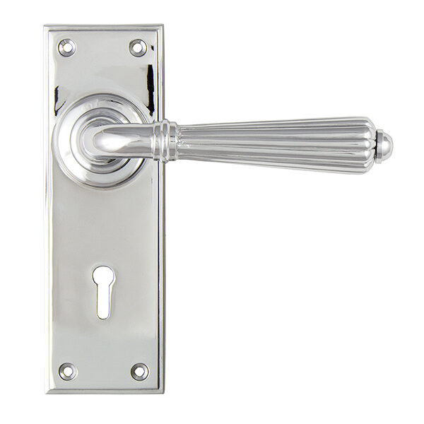 Polished Chrome Hinton Lever Lock Set | 45316