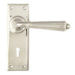 Polished Nickel Hinton Lever Lock Set | 45322