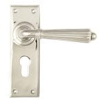 Polished Nickel Hinton Lever Euro Lock Set | 45325