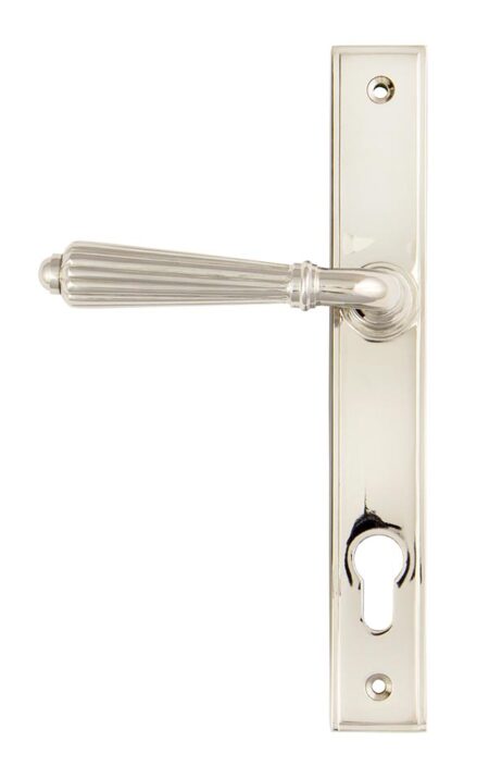 Polished Nickel Hinton Slimline Lever Espag. Lock Set | 45326