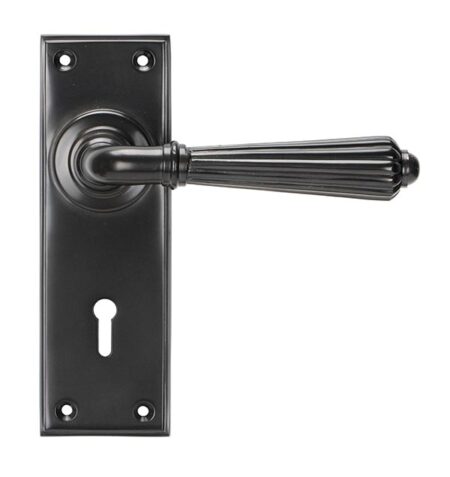 Aged Bronze Hinton Lever Lock Set | 45328