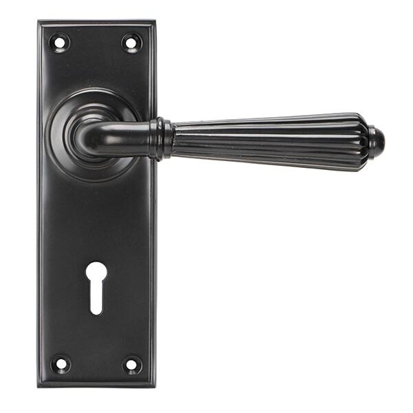 Aged Bronze Hinton Lever Lock Set | 45328